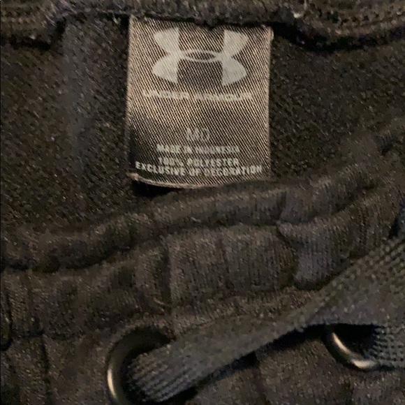 Under Armour black light sweat pant shorts size M - Picture 3 of 3